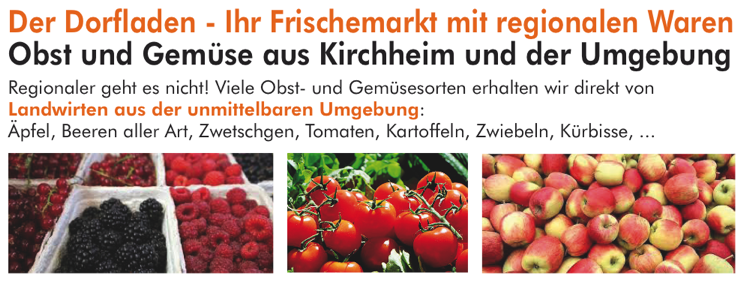 Regionales Obst und Gemüse