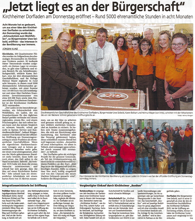 Bietigheimer Zeitung, 11.3.2016