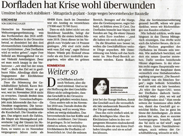 Ludwigsburger Kreiszeitung, 27.2.2019